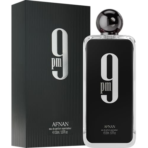 Afnan 9 PM Rebel on skin, warm cedarwood and vanilla for evening charm