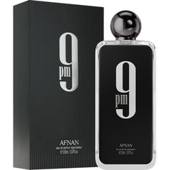 Afnan 9 PM Rebel on skin, warm cedarwood and vanilla for evening charm