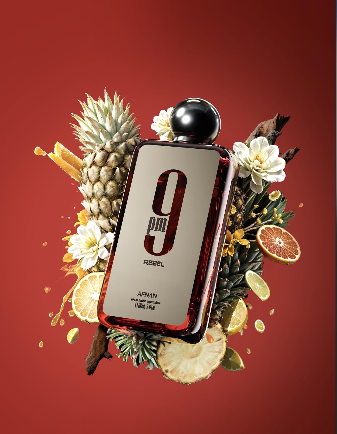 Afnan 9 PM Rebel packaging box conveys gift-ready elegance and premium presentation.