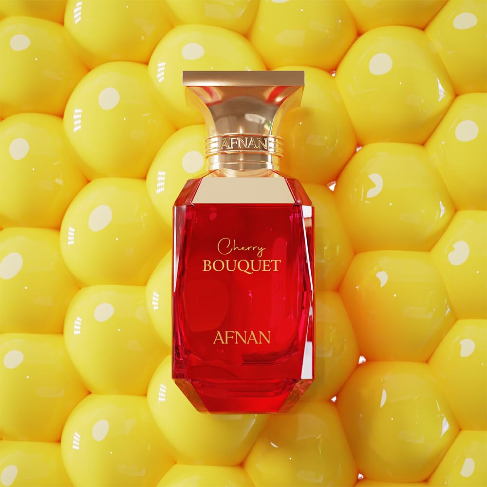 Afnan Cherry Bouquet packaging elevates gifting with premium presentation