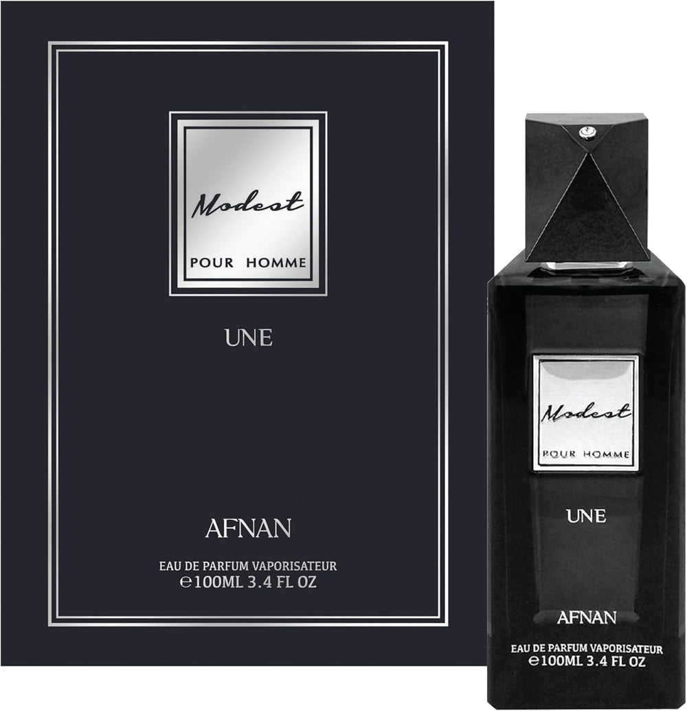 Afnan Modest Pour Homme top notes of bergamot and pepper for freshness