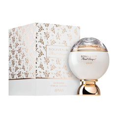 Afnan Souvenir Floral Bouquet base notes musk cashmere amber close-up