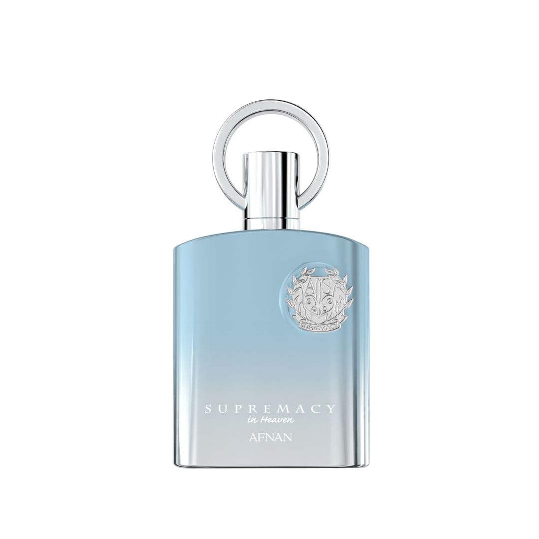 Afnan Supremacy In Heaven bottle front view, premium daily wear appeal