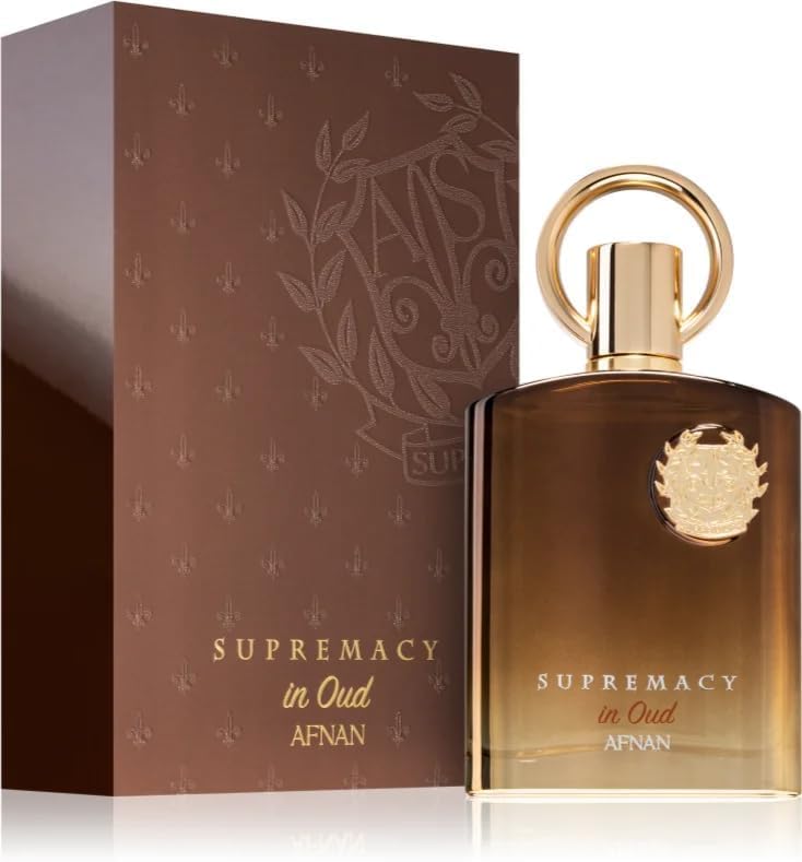 Afnan Supremacy in Oud packaging box, ready for gifting with premium presentation.