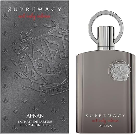 Afnan Supremacy Not Only Intense packaging shows premium presence for gifting.