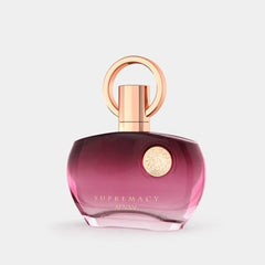 Clear liquid of Afnan Supremacy Purple suggesting long-lasting fragrance.
