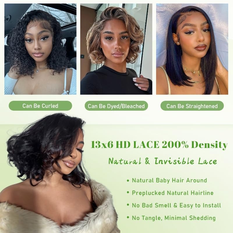 Afribye body wave 13x6 hd lace-front wig back view showing fullness