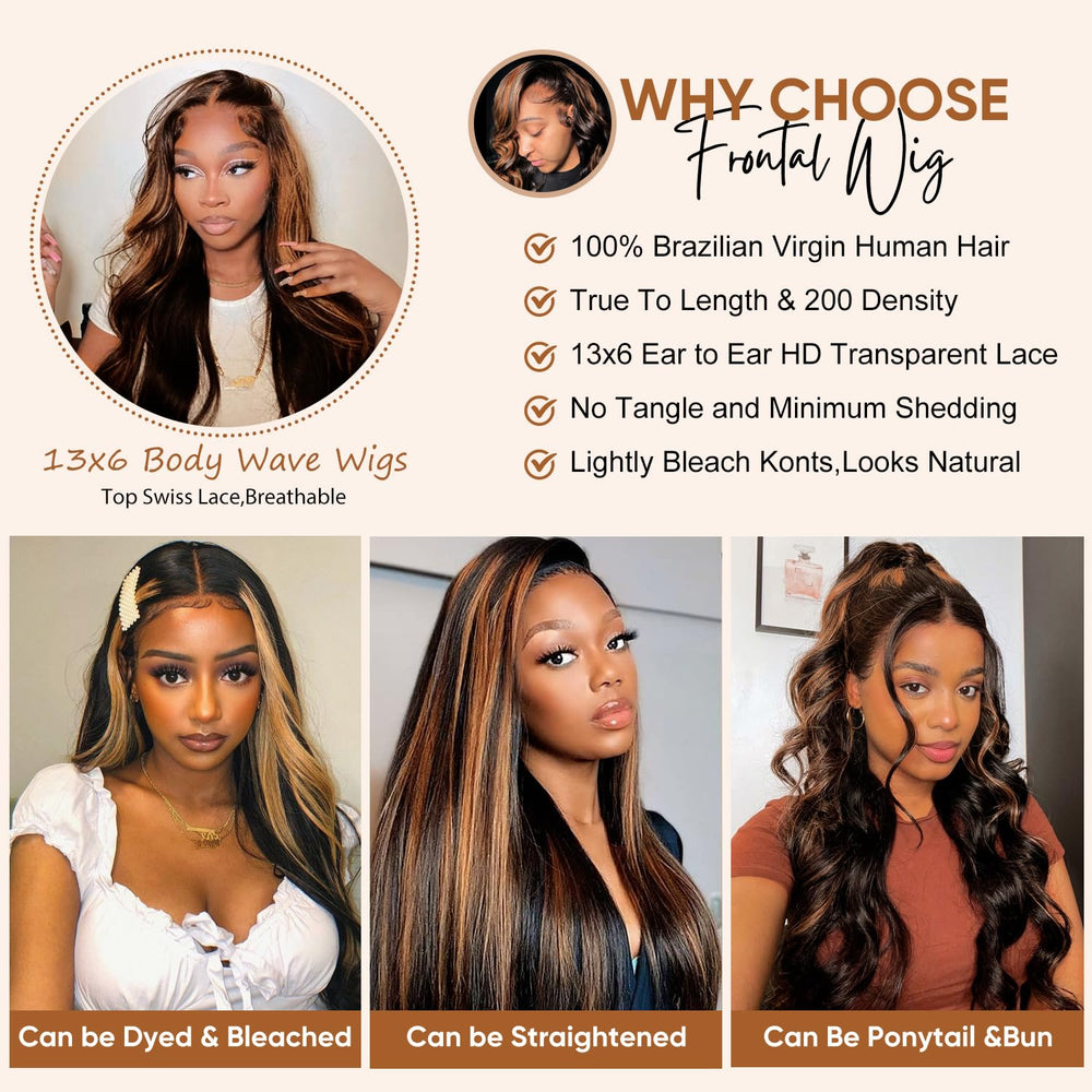 Afribye fb/30 ombre wig with 200% density for voluminous looks