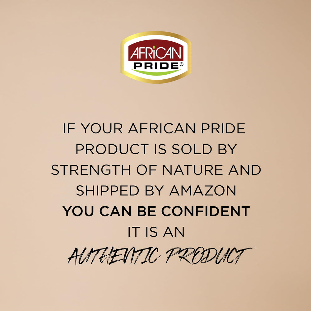 African Pride Moisture Miracle vitamin E blend label close-up highlighting nourishing hair care.