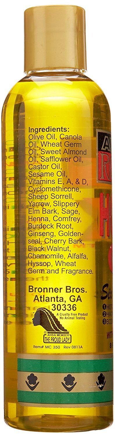 African Royale Hot Six Oil herbs closeup highlighting natural ingredients for nourishment.