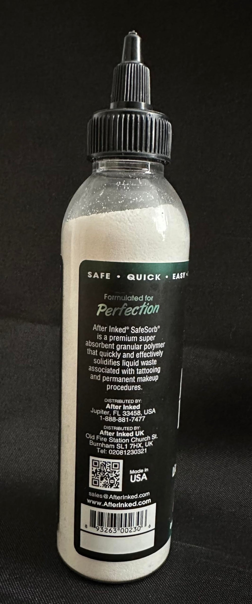 After Inked Liquid Solidifier packaging highlighting compact studio storage