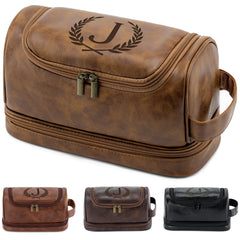 Aganmi personalized toiletry bag with initials for gift-ready keepsake