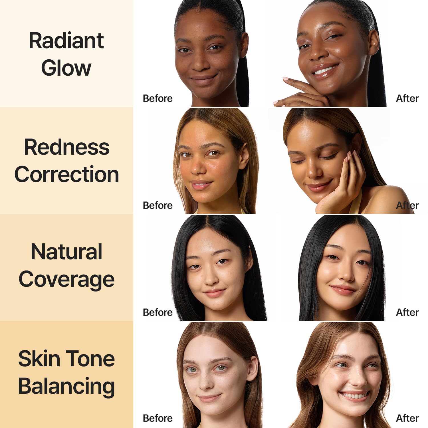 AGE 20's Signature Essence Pact 21N Vanilla dewy glow on skin