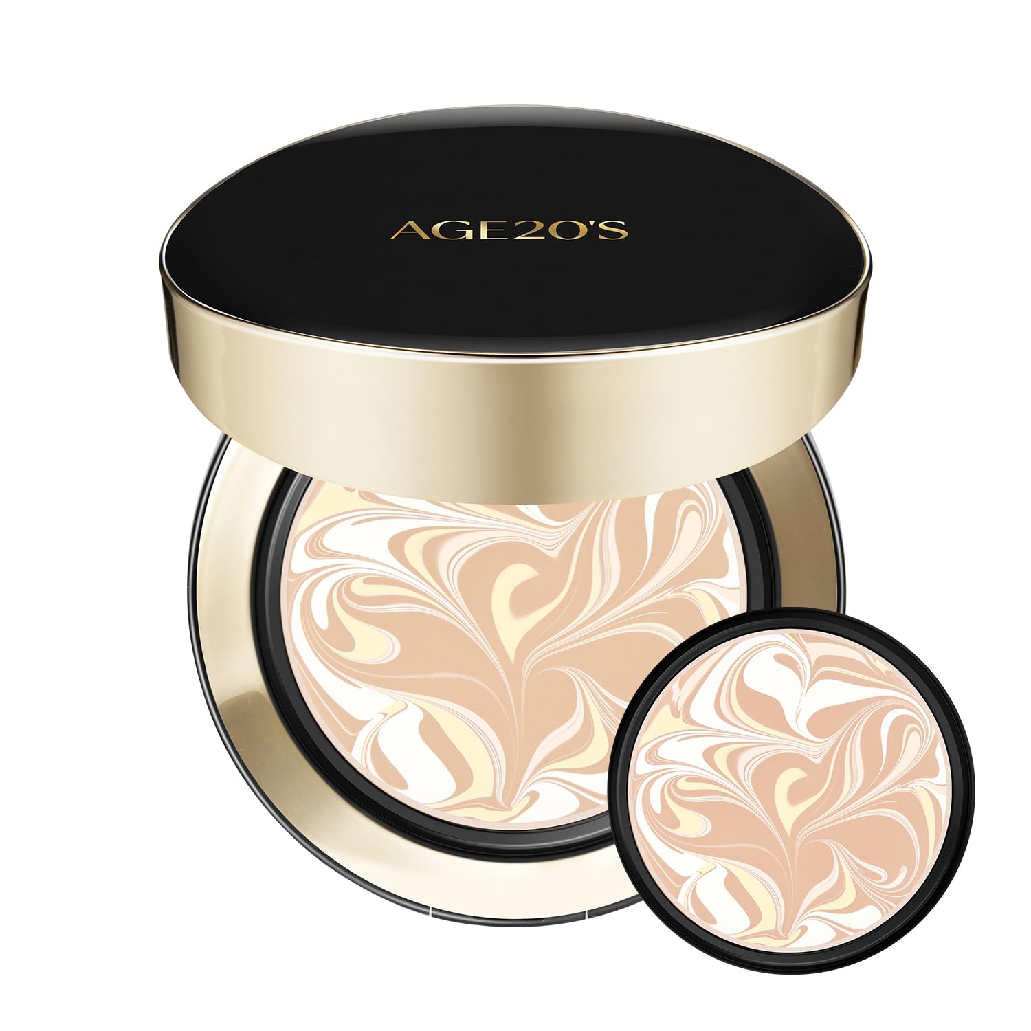 AGE 20's Signature Essence Pact compact case for easy daily application on the go.