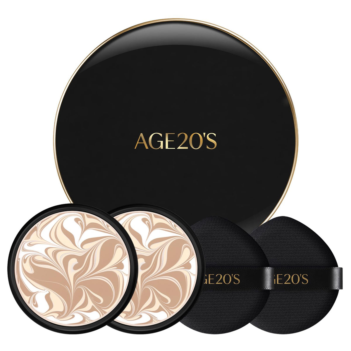 AGE20S Signature Essence Pact SPF50 bundle highlights sun protection and dual-pack value.
