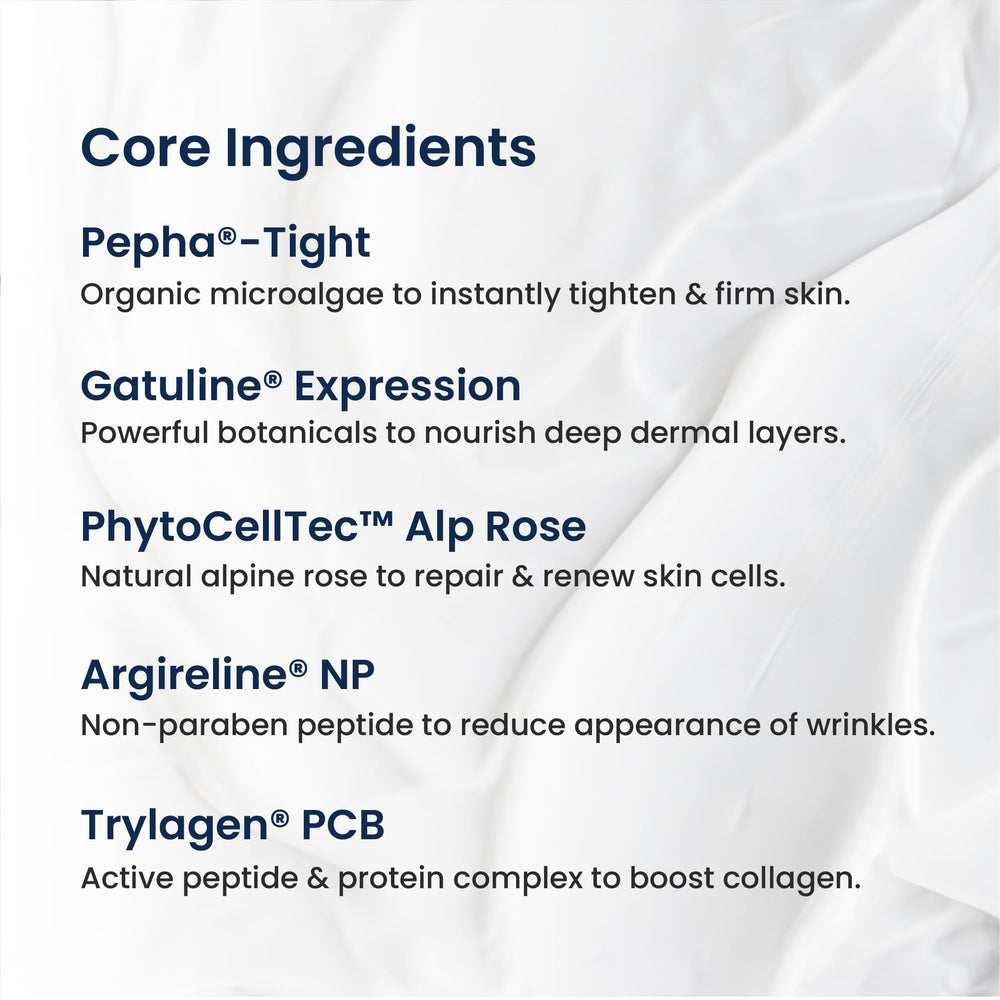 Agelyss Eye-Bag Cream being gently dabbed under eye for refreshing feel.