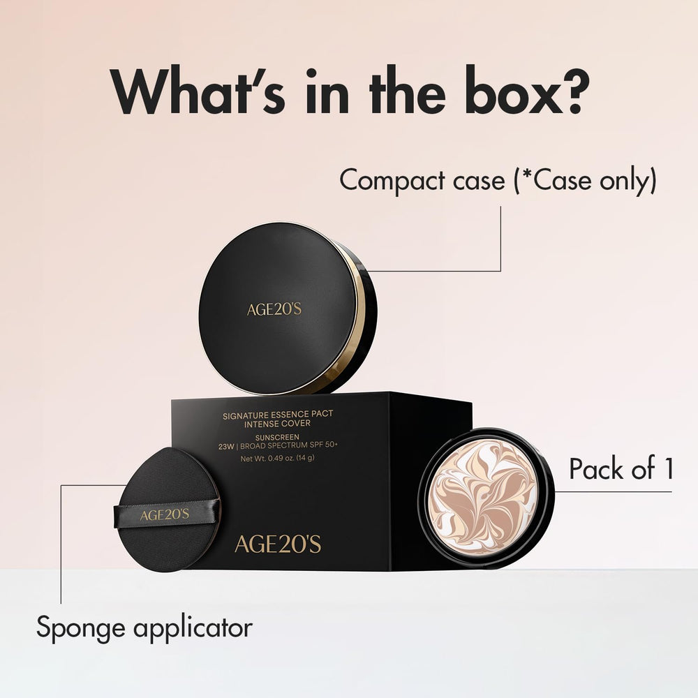 AGE20'S Signature Essence Pact compact design for on-the-go makeup.