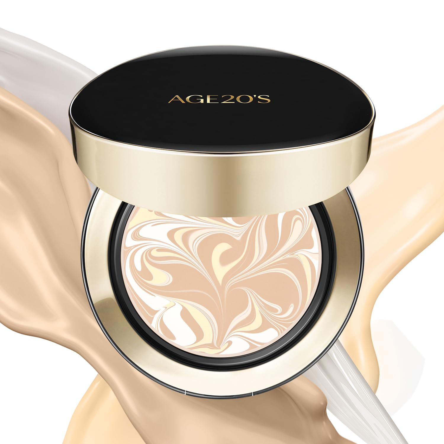 AGE20'S Signature Essence Pact SPF50 Ivory compact close-up for portable, natural coverage.