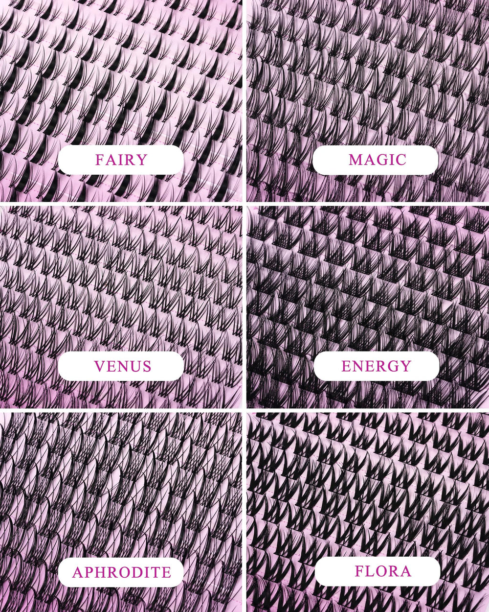 AGGRAD Flora Lash Clusters bond & seal for secure, all-day hold.