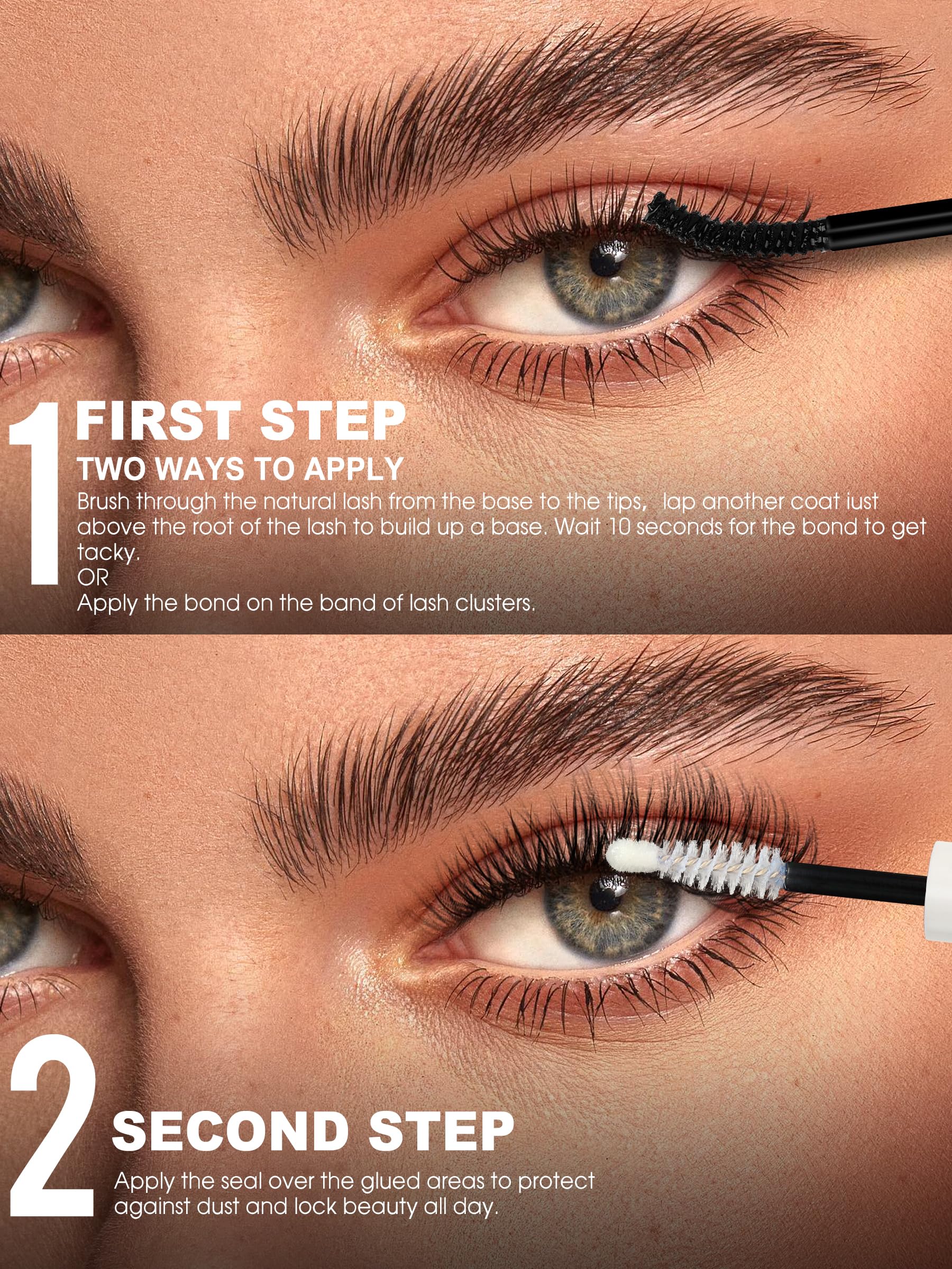 AGGRAD Lash cluster application scene highlights DIY-friendly kit for beginners and pros.