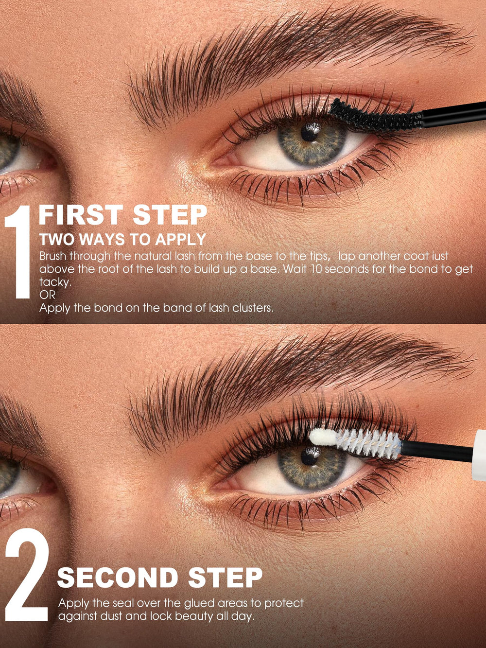 AGGRAD Lash cluster application scene highlights DIY-friendly kit for beginners and pros.