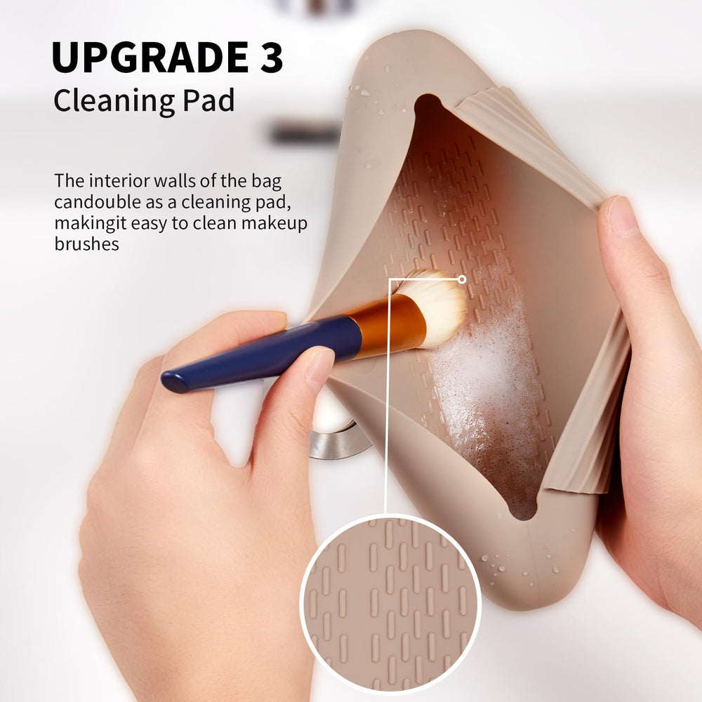 AGIKET magnetic closure detail emphasizes anti-fall design for reliable travel.