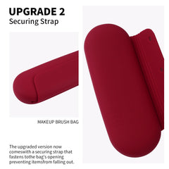 AGIKET silicone makeup brush holder close-up showing soft texture.
