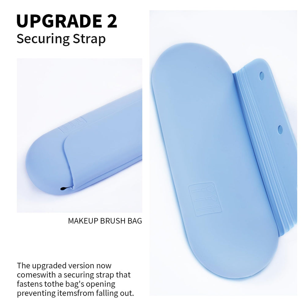 AGIKET soft silicone material texture highlights wrinkle-resistance and lightweight portability.
