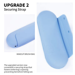 AGIKET soft silicone material texture highlights wrinkle-resistance and lightweight portability.