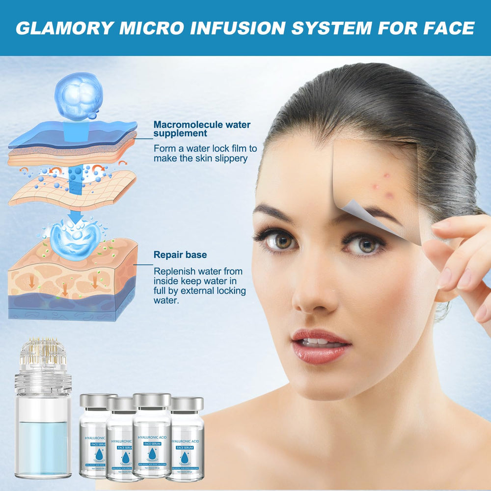 agoname micro infusion system face demonstrates gentle infusion for fresh skin