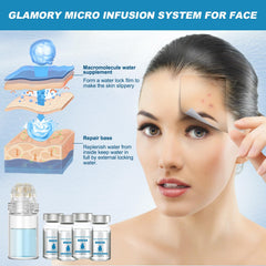 agoname micro infusion system face demonstrates gentle infusion for fresh skin