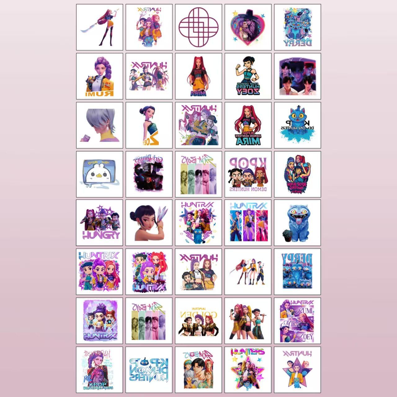 AGOODTO Kpop Demon tattoos safety with non-toxic materials for kids.