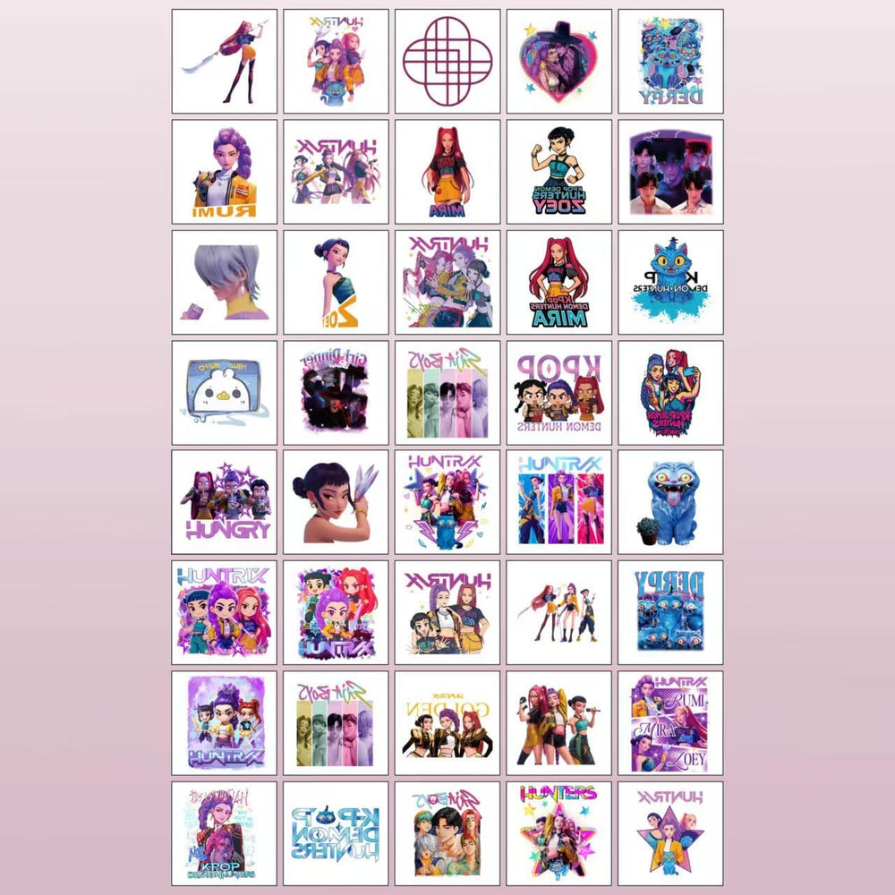AGOODTO Kpop Demon tattoos safety with non-toxic materials for kids.