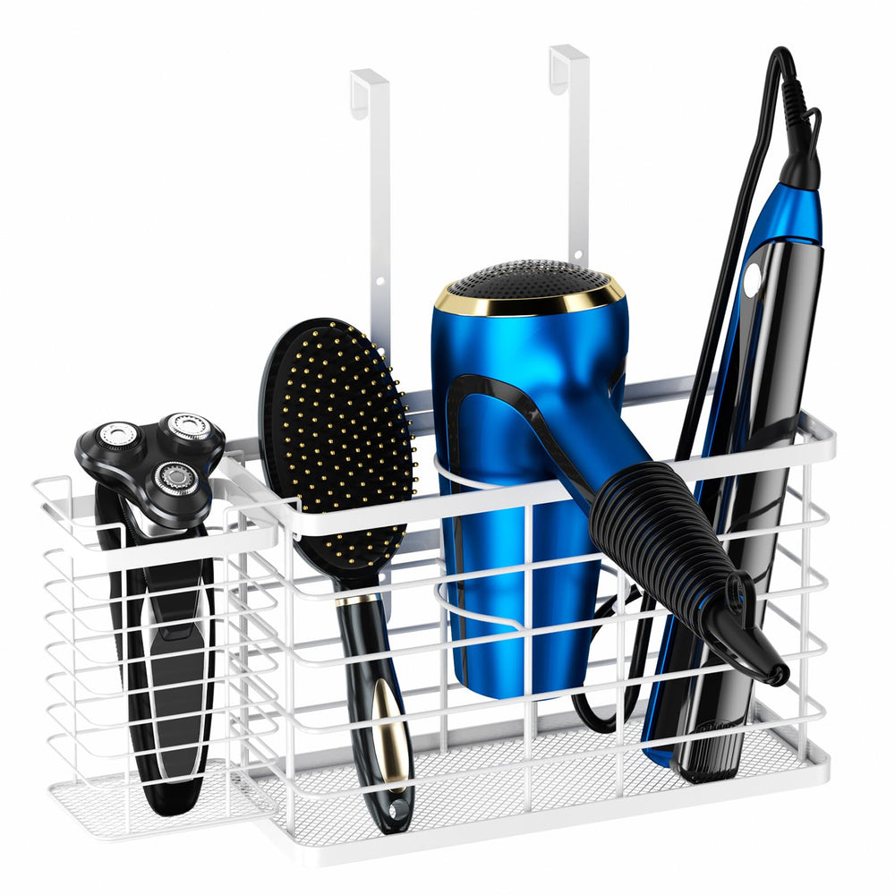 Agotglmi hair tool organizer on wall saves counter space for quick styling