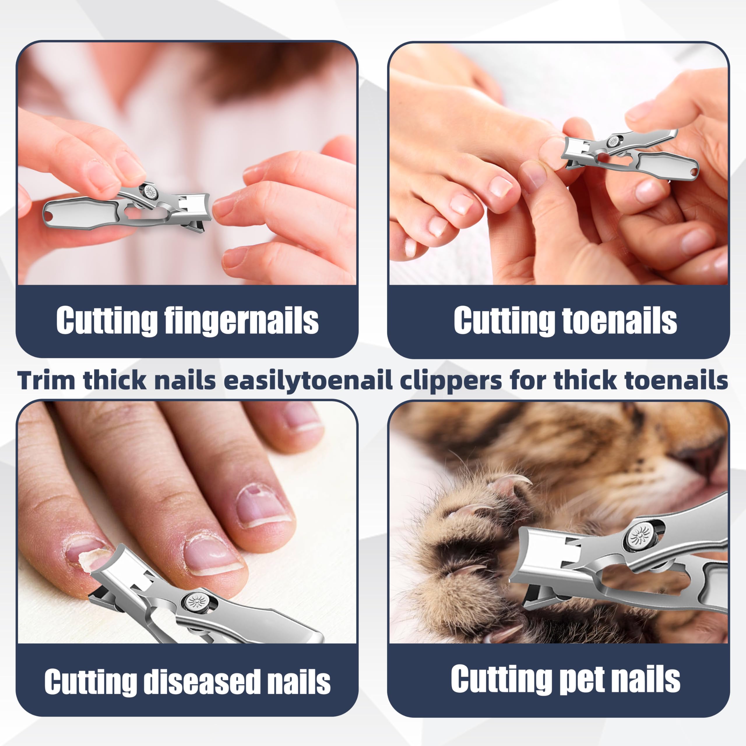 AGSIXZLAN toe nail clippers for thick nails and seniors.