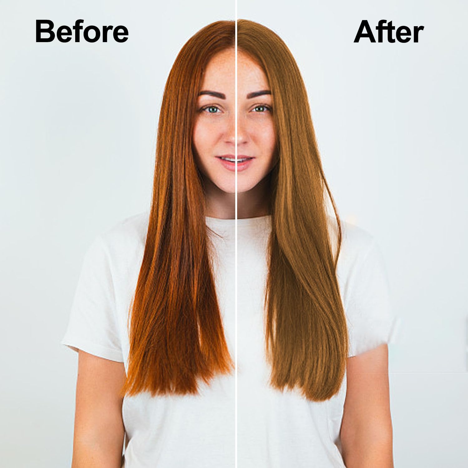 Agthyuve Blonde Brown application demonstrates easy at-home color.