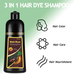 Agthyuve Chestnut Brown color swatch previews shade for gray coverage