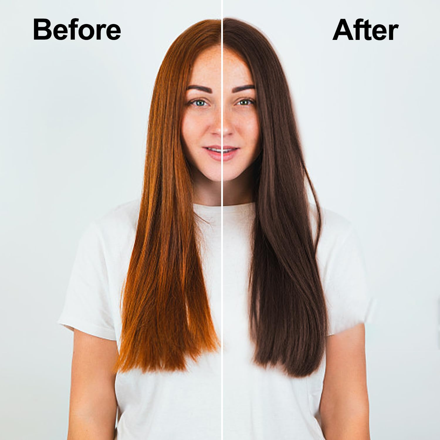 Agthyuve Hair Dye Shampoo application with gloves demonstrates easy at-home use