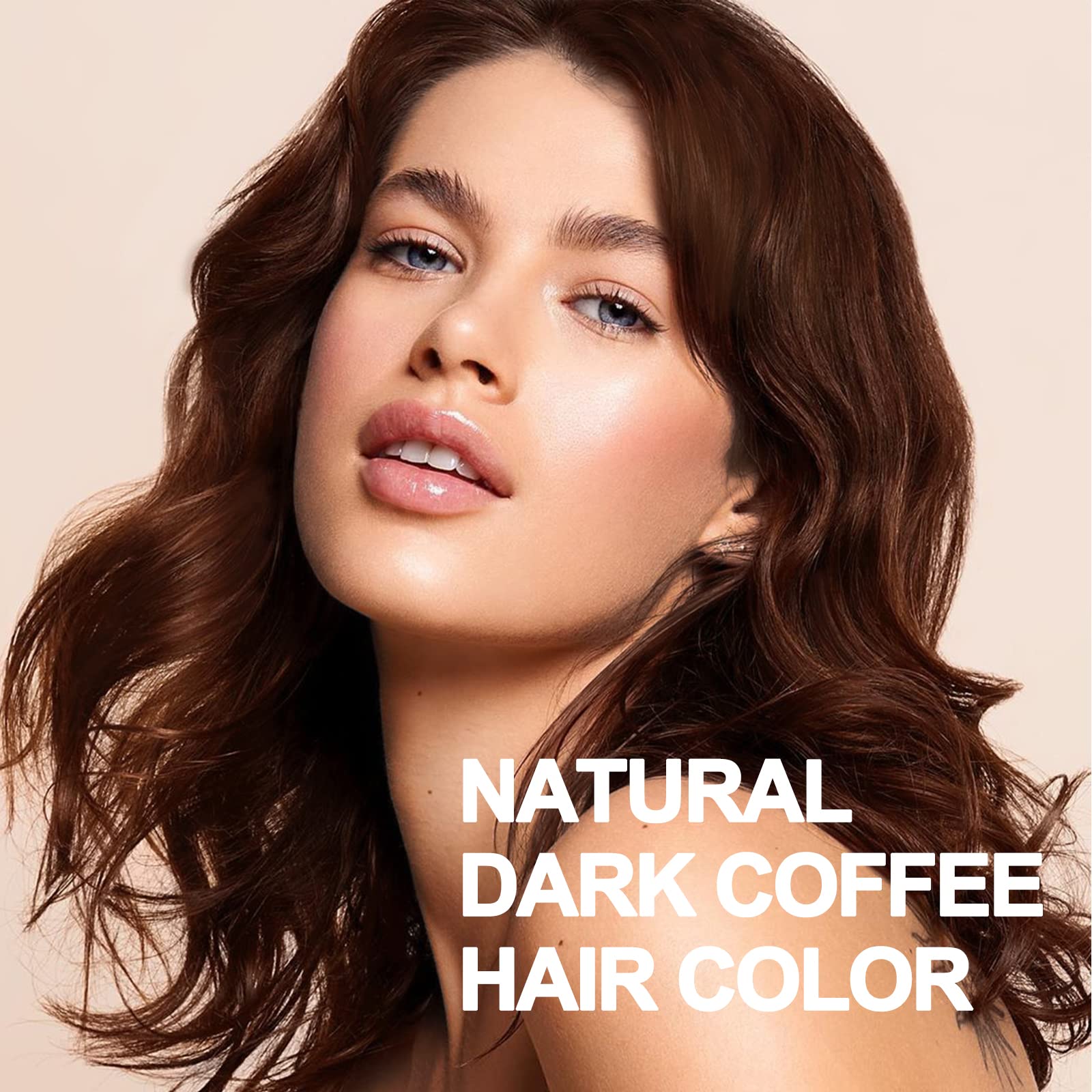 Agthyuve dark brown color swatch highlights a rich semi permanent result.