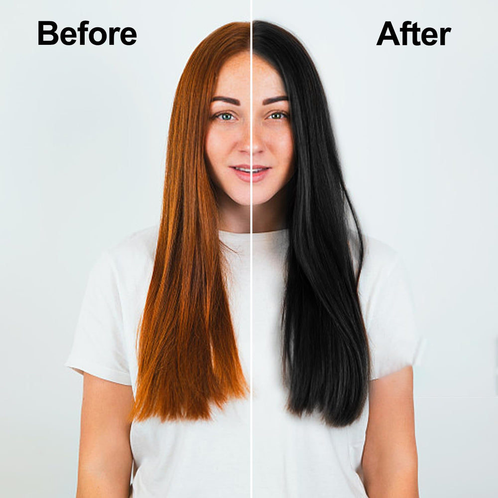 Agthyuve Hair Dye Shampoo gloves-application enables simple, mess-free at-home dyeing.