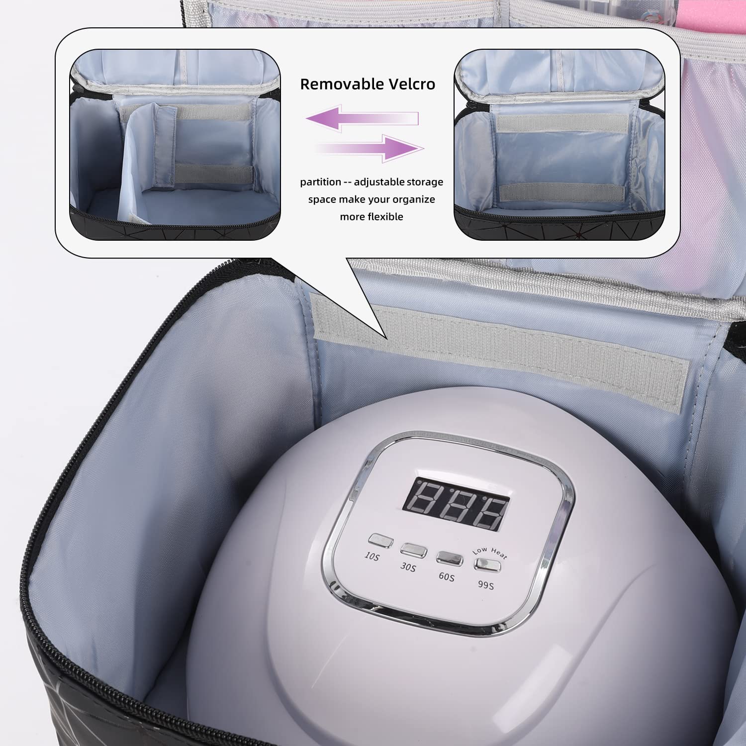 AGX Bravo interior layout maximizes space for 30 bottles with slots