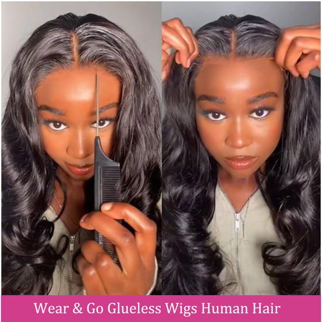 Ahaisy wavy body wave bob lace front for versatile looks