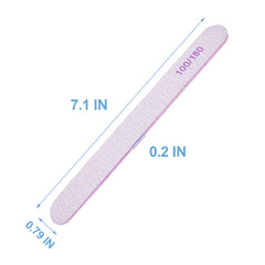 AhaTopia acrylic-nail focus file—coarse grit for thick nails and enhancements.