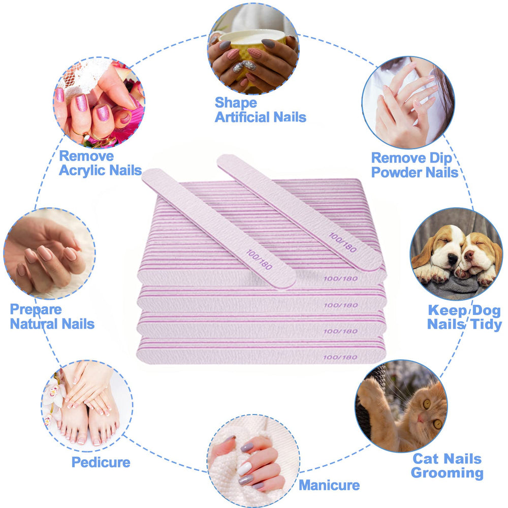 AhaTopia washable-reusable emery board—easy cleanup between uses.