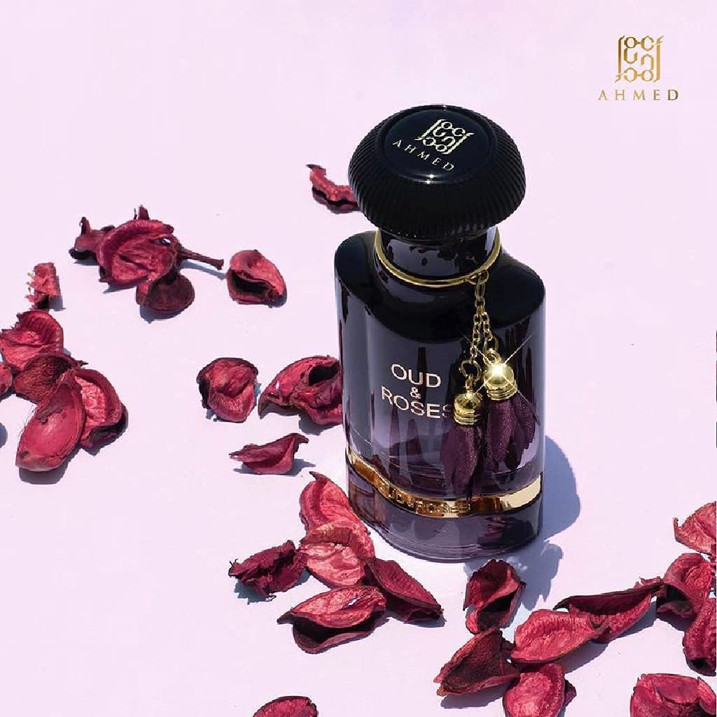 AHMED Oud & Roses clothes-lasting-essence describes longevity on fabrics.