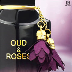AHMED Oud & Roses oud-wood-earthy-tones emphasize depth and versatile daytime-to-night scent.