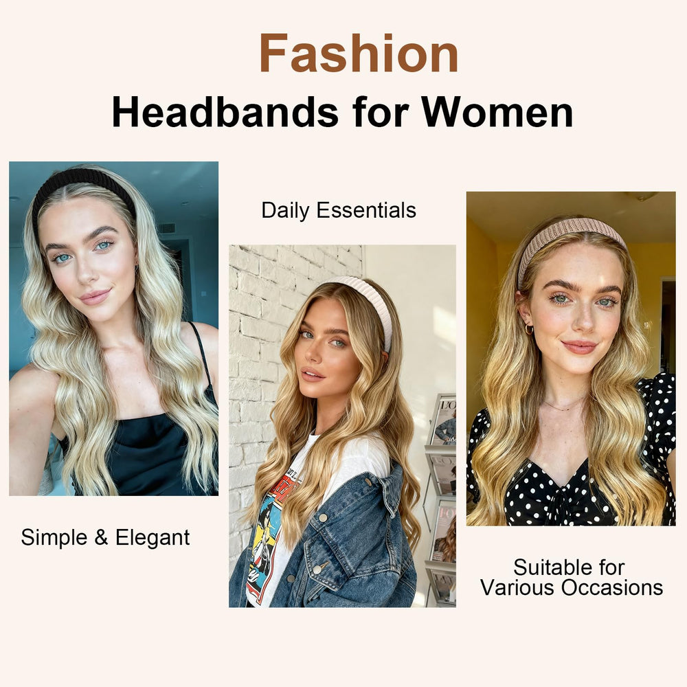 AIBFRID headbands model wearing casual outfit adds subtle flair