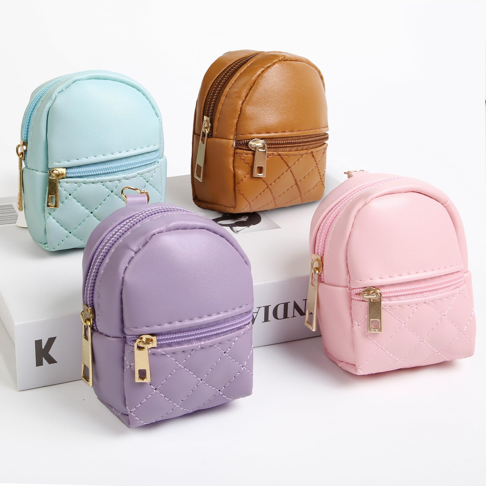 AIBFRID makeup bag in PU leather stores lipstick and small cosmetics securely.