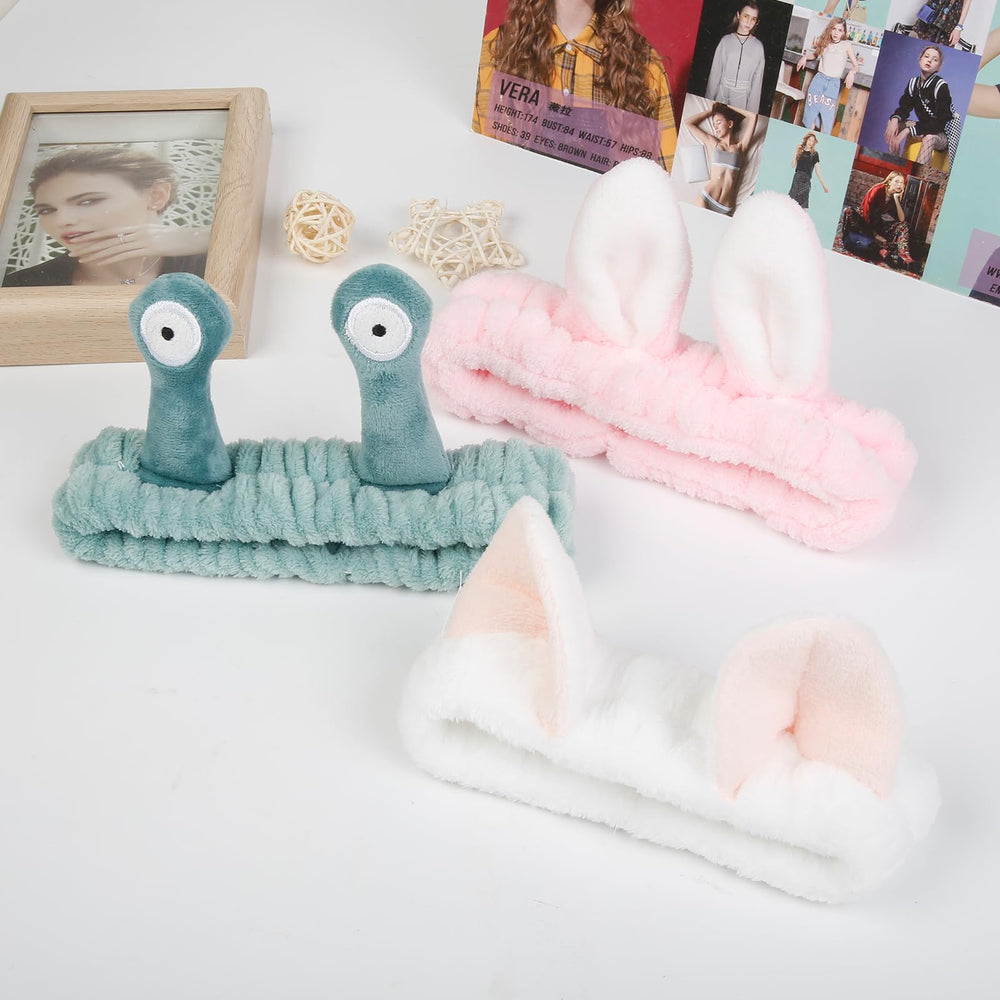 AIBFRID spa headband set ideal for makeup setup and skincare sessions.