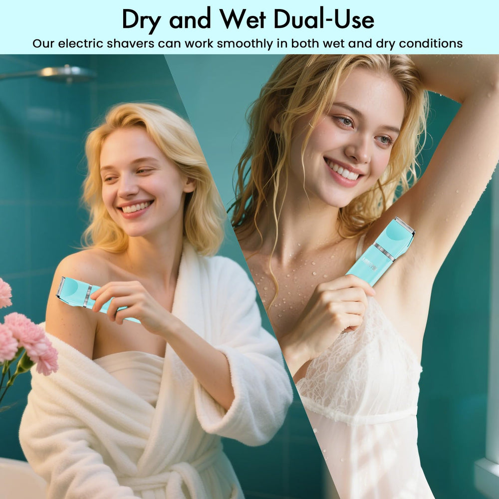 AIBRIT PRO USB-rechargeable bikini trimmer enables cordless grooming on the go.